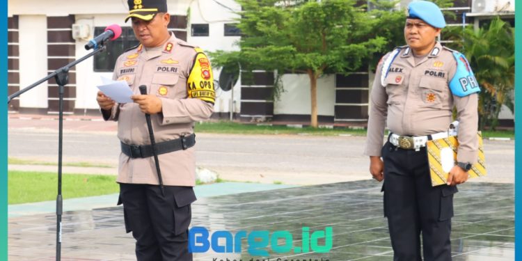 AKBP Winarno Tekankan Disiplin dan Profesionalisme Personel di Hari Kesadaran Nasional