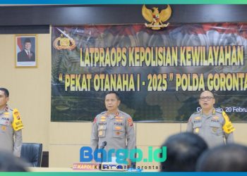Perketat Pengamanan Jelang Ramadhan, Polda Gorontalo Gelar Lat Pra Ops Pekat Otanaha 2025