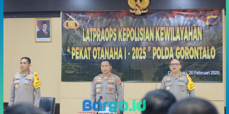 Perketat Pengamanan Jelang Ramadhan, Polda Gorontalo Gelar Lat Pra Ops Pekat Otanaha 2025