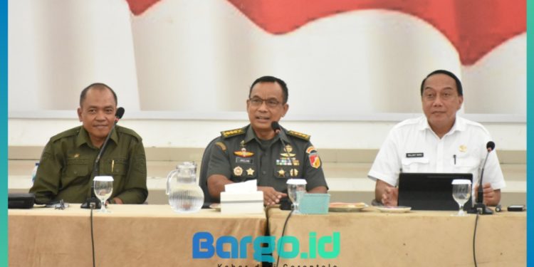 Korem 133/NW Gelar Rapat Evaluasi Pencapaian LTT di Gorontalo, Bahas Strategi Percepatan Swasembada Pangan