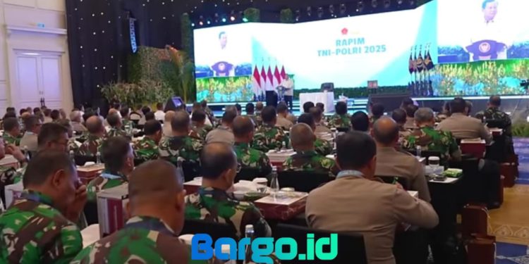 Brigjen TNI Hari Pahlawantoro Ikuti Rapim TNI-Polri 2025, Fokus pada Penguatan Stabilitas Keamanan Nasional