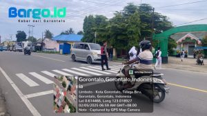 Pastikan Keselamatan Pengguna Jalan, Dit Samapta Polda Gorontalo Sigap Atur Lalu Lintas di Jam Sibuk