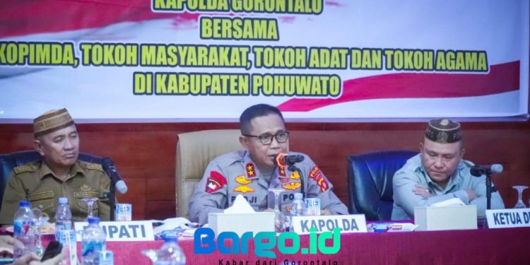 Sinergi Forkopimda, Kapolda Gorontalo Tegaskan Keamanan di Pohuwato Prioritas