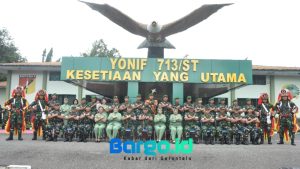 Kunjungan Perdana Pangdam XIII/Merdeka ke Yonif 713/ST, Dorong Prajurit Jadi TNI yang Prima