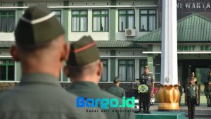 Kasiintel Kasrem 133/NW: Upacara Bendera Wujud Penghormatan pada Perjuangan Pahlawan