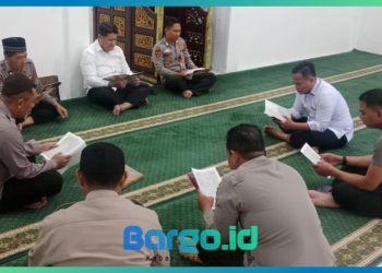 Polres Pohuwato Perkuat Nilai Religius Personel dengan Tadarus Al-Qur’an di Bulan Ramadhan