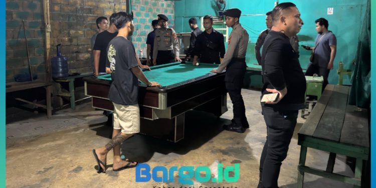 Polda Gorontalo Tertibkan Tempat Biliar yang Diduga Ganggu Ketertiban di Bulan Ramadhan