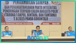 Rekrutmen Polri 2025, Polda Gorontalo Tegaskan Integritas dan Berjalan Transparan dengan Prinsip BETAH