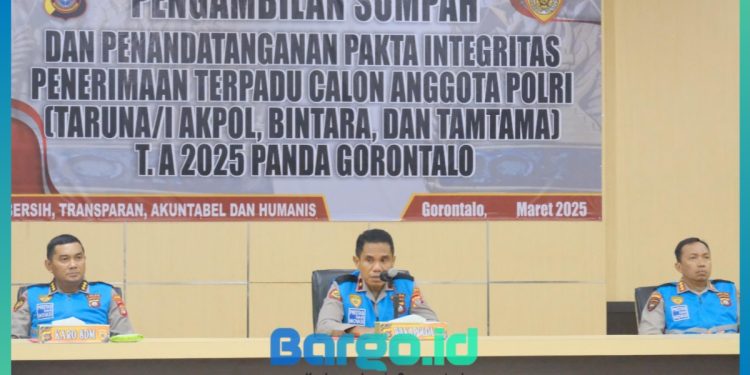 Rekrutmen Polri 2025, Polda Gorontalo Tegaskan Integritas dan Berjalan Transparan dengan Prinsip BETAH