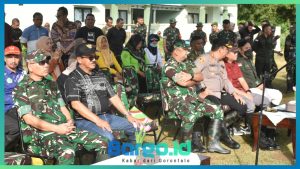 Danrem 133/NW Hadiri Penanaman Padi Gogo dan Jagung di Lahan Pertanian Kodim 1316/Boalemo