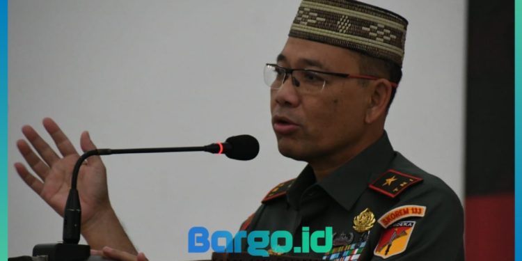Safari Ramadhan di Makorem 133/NW, Danrem Brigjen TNI Hari Pahlawantoro Tekankan Nilai Kebersamaan