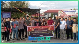 Pererat Sinergi di Bulan Ramadhan, Polres Pohuwato dan Insan Pers Berbagi Takjil