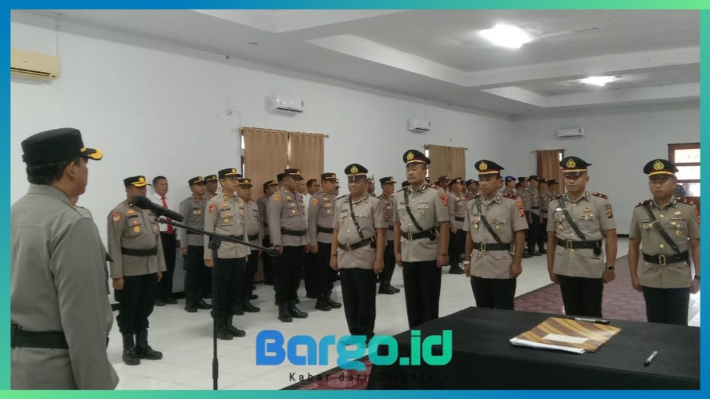 Kapolres Pohuwato Pimpin Sertijab, Ini Daftar Pejabat yang Dimutasi