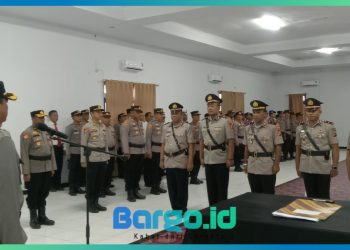 Kapolres Pohuwato Pimpin Sertijab, Ini Daftar Pejabat yang Dimutasi