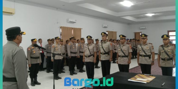 Kapolres Pohuwato Pimpin Sertijab, Ini Daftar Pejabat yang Dimutasi