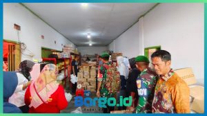 Cegah Lonjakan Harga & Penimbunan, Koramil 1316-01/Tilamuta Gelar Operasi Pasar