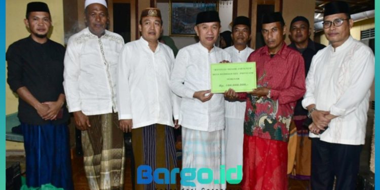 Bupati Saipul Dukung dan Tinjau Pembangunan Masjid Jabalnur di Desa Dambalo