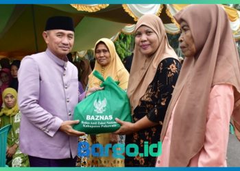Bupati Saipul Salurkan Paket Bantuan di Safari Ramadhan Duhiadaa dan Buntulia