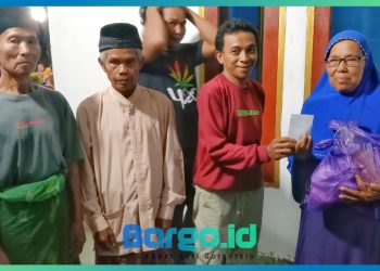 Aksi Sosial Penambang Taluditi, Warga di Tiga Desa Terima Manfaat Bantuan Sembako