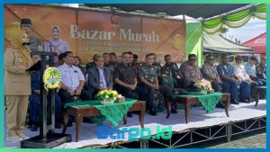 Bazar Murah Korem 133/NW Diserbu Warga, Beras hingga Minyak Goreng Dijual Harga Miring