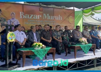 Bazar Murah Korem 133/NW Diserbu Warga, Beras hingga Minyak Goreng Dijual Harga Miring