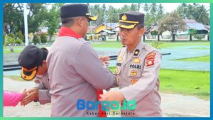 Suasana Haru Warnai Perpisahan AKBP Winarno dari Polres Pohuwato