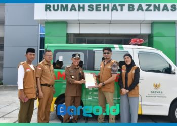 Baznas Pohuwato Terima Ambulans dari Baznas Pusat, Wabup Iwan: Ini Sangat Membantu Warga
