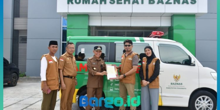 Baznas Pohuwato Terima Ambulans dari Baznas Pusat, Wabup Iwan: Ini Sangat Membantu Warga
