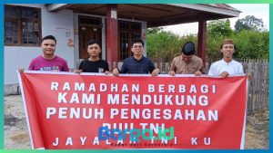 Aksi Berbagi Takjil & Dukung RUU TNI di Pohuwato, Masyarakat Beri Respons Positif