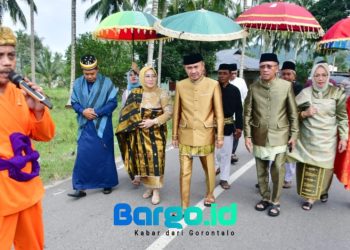 Penuh Hikmat, Prosesi Mopotilolo Warnai Safari Ramadan Pemda Pohuwato di Kecamatan Dengilo