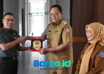 Sinergi Pemprov dan TNI, Gubernur Gorontalo Kunjungi Korem 133/Nani Wartabone