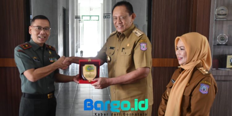Sinergi Pemprov dan TNI, Gubernur Gorontalo Kunjungi Korem 133/Nani Wartabone