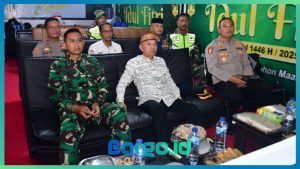 Bupati Saipul Ikuti Vicon Pemantauan SITKAMTBMAS Jelang Malam Takbiran