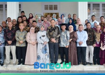 Bupati Saipul Hadiri Open House Gubernur dan Wagub Gorontalo di Momen Idul Fitri