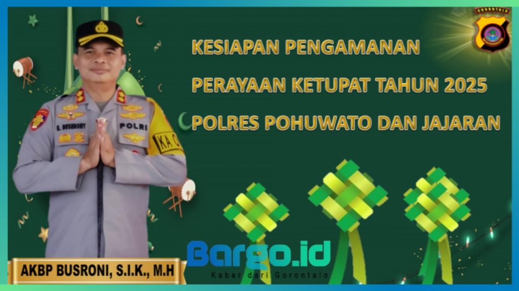 Antisipasi Gangguan Keamanan Perayaan Ketupat, Polres Pohuwato Gelar Operasi Ketupat Otanaha 2025