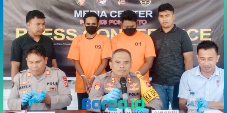 Dua Pengedar Sabu Dibekuk Satresnarkoba Polres Pohuwato, Pemasok Utama Masih Diburu