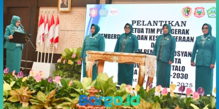 Resmi Dilantik, Selvi Mbuinga Siap Emban Amanah Ketua TP PKK dan Pembina Posyandu Pohuwato