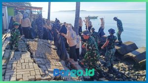 Usai Lebaran Ketupat, Kodim 1313/Pohuwato Tancap Gas Gelar Jum’at Bersih