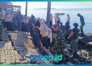 Usai Lebaran Ketupat, Kodim 1313/Pohuwato Tancap Gas Gelar Jum’at Bersih