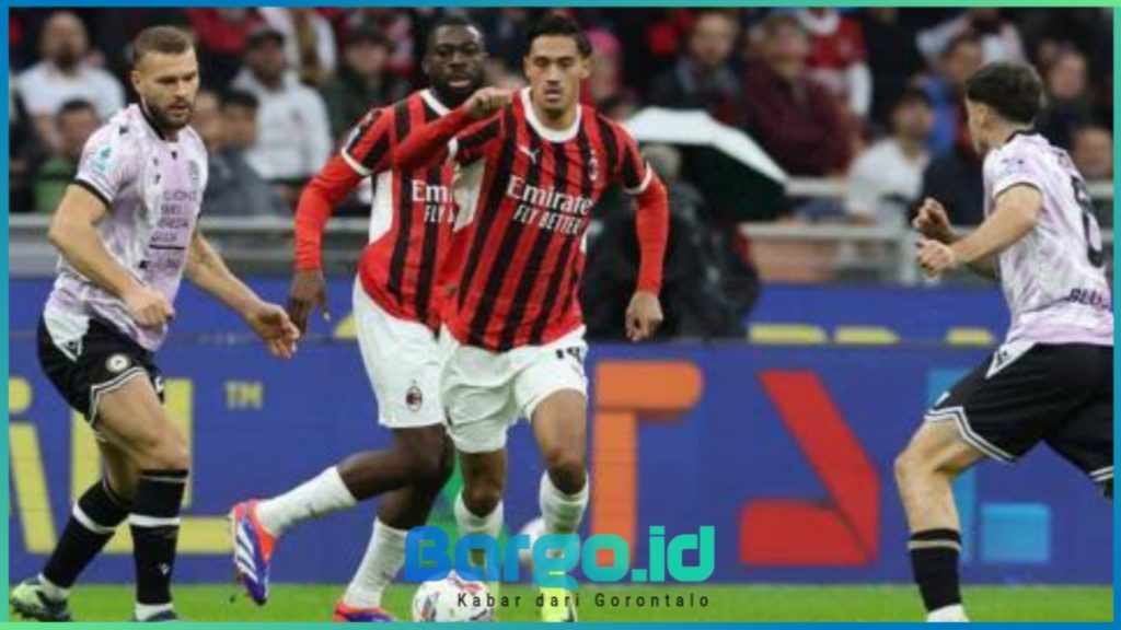 Akhiri Tren Buruk, AC Milan Libas Udinese 4-0 di Serie A 2024/2025
