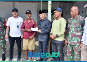 Bupati Saipul Tinjau Proses Pembelian Gabah oleh Bulog, Pastikan Hasil Panen Petani Tersalurkan dengan Baik