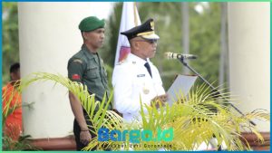Upacara Hari OTDA ke XXIX, Wabup Iwan Adam Tekankan Pentingnya Integrasi Pembangunan