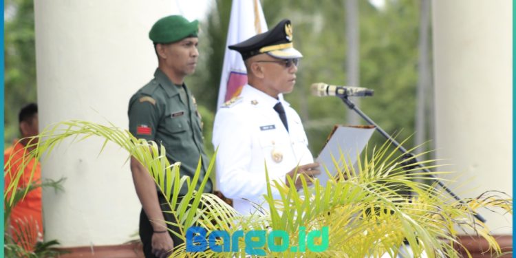 Upacara Hari OTDA ke XXIX, Wabup Iwan Adam Tekankan Pentingnya Integrasi Pembangunan