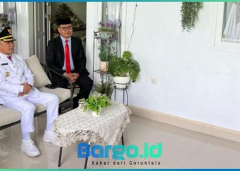 Bupati Saipul Ikuti Upacara Peringatan Hari Otonomi Daerah ke-XXIX Secara Virtual dari Limboto