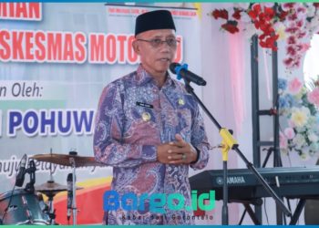 Dukung Sistem Kesehatan Berkualitas, Wabup Iwan Adam Resmikan Puskesmas Motolohu