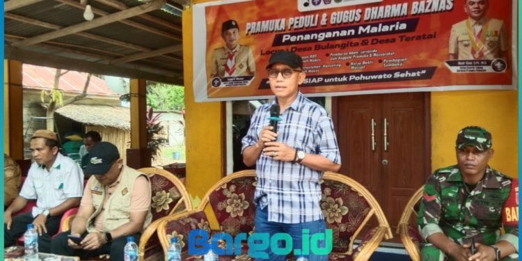 Peringati Hari Malaria Sedunia, Pemkab Pohuwato dan Pramuka Gelar Aksi Peduli di Desa Bulangita