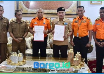 Pemkab Pohuwato dan Basarnas Gorontalo Tingkatkan Sinergi Lewat Penyerahan Aset