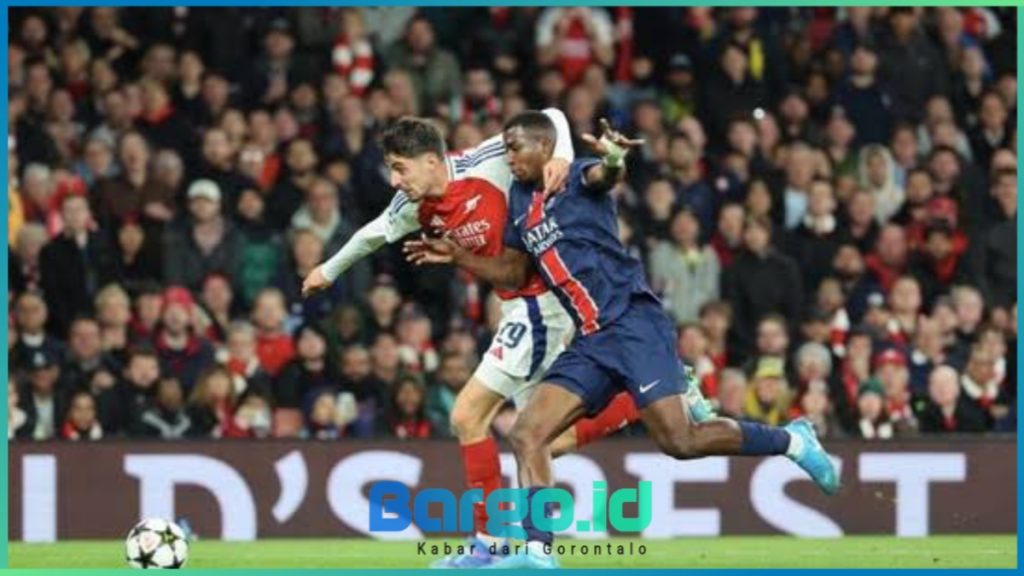 Tampil Perkasa di London, PSG Ungguli Arsenal Lewat Gol Cepat