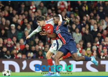 Tampil Perkasa di London, PSG Ungguli Arsenal Lewat Gol Cepat