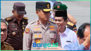 Wakapolda Gorontalo Sambut Menteri KKP di Bandara Djalaluddin, Bahas Penguatan Sektor Kelautan